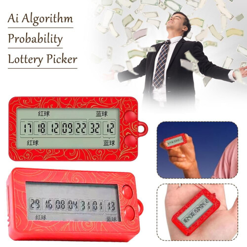AI Lottery Number Picker Machine – Portable Random Selector, Compatible with Double Lottery 1