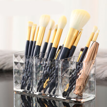 Transparenter Acryl-Makeup-Pinsel-Organizer, 163g, Kreative Augenbrauenstift-Aufbewahrung