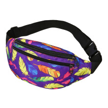 Fanny Pack for Men Women Print Crossbody Waist Pack Belt Bag for Travel Running Cycling