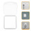 Single Slot Receptacle Protector Protective Cover Bathroom Socket Protective Cover Room Socket Protective Cover Socket Protector 1