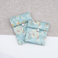 Chinese Brocade Jewelry Bag Silk Embroidery Jewelry Storage Bags Necklace Bracelet Organizer Pouch Satin Gift Packaging Case