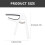 Gitarrcapo Professionell Design Vit 1-pack 9,7 x 9,7 x 2,3 cm 2