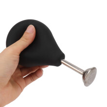224ml Black Silicone Garden Watering Ball 18x8cm Shower Spray