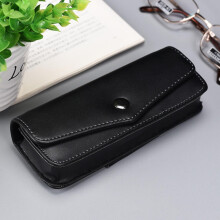 Belt Wearable Glasses Bag Portable PU Leather Reading Glasses Storage Box Women Men Sunglasses Eyewear Case Storage Wallet