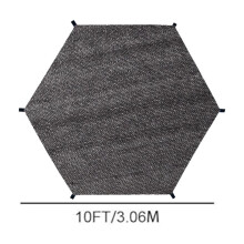 Trampoline Cover,6-14 FT Sun Protection UV Resistant,Outdoor Playground Accessories with Straps