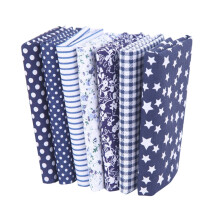 7-Pack Floral Cotton Fabric - 25X25Cm Diy Craft Squares Clearance -
