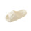 Damesdoucheslippers beige, antislip, sneldrogend en comfortabel. 2