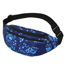 Fanny Pack for Men Women Print Crossbody Waist Pack Belt Bag for Travel Running Cycling
