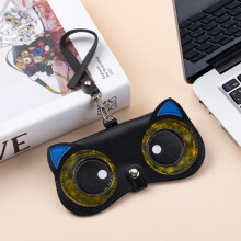 Portable Eyeglasses Case Myopia Glasses Storage Bag Student Cute Cartoon Eyeglasses Box Sunglasses Protective Case