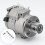 Silver Steel Flange Coupling 10 pcs 0.8 x 0.8 x 0.6 in 1
