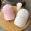 Pink Baseball Cap with Embroidered Bow Design for Women and 4