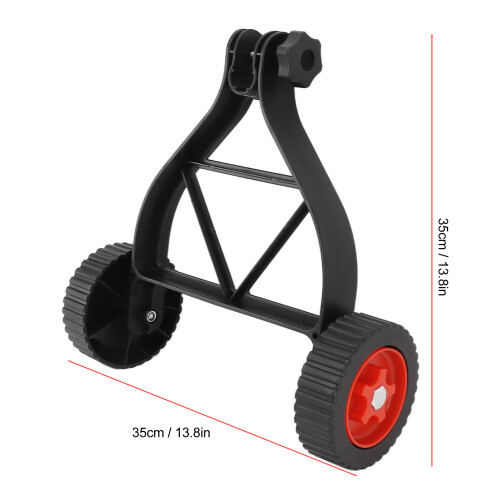 Cordless Trimmer with Support Wheels Lithium Power Easy Landscaping Tool 24V 1