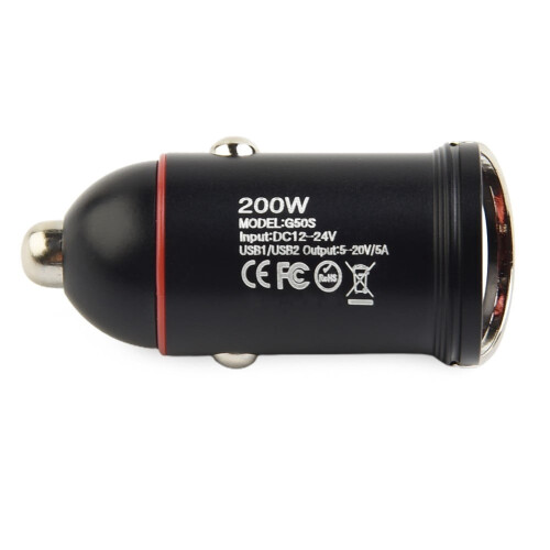 Car Charger Dual USB Type-C 200W Fast Charging 2