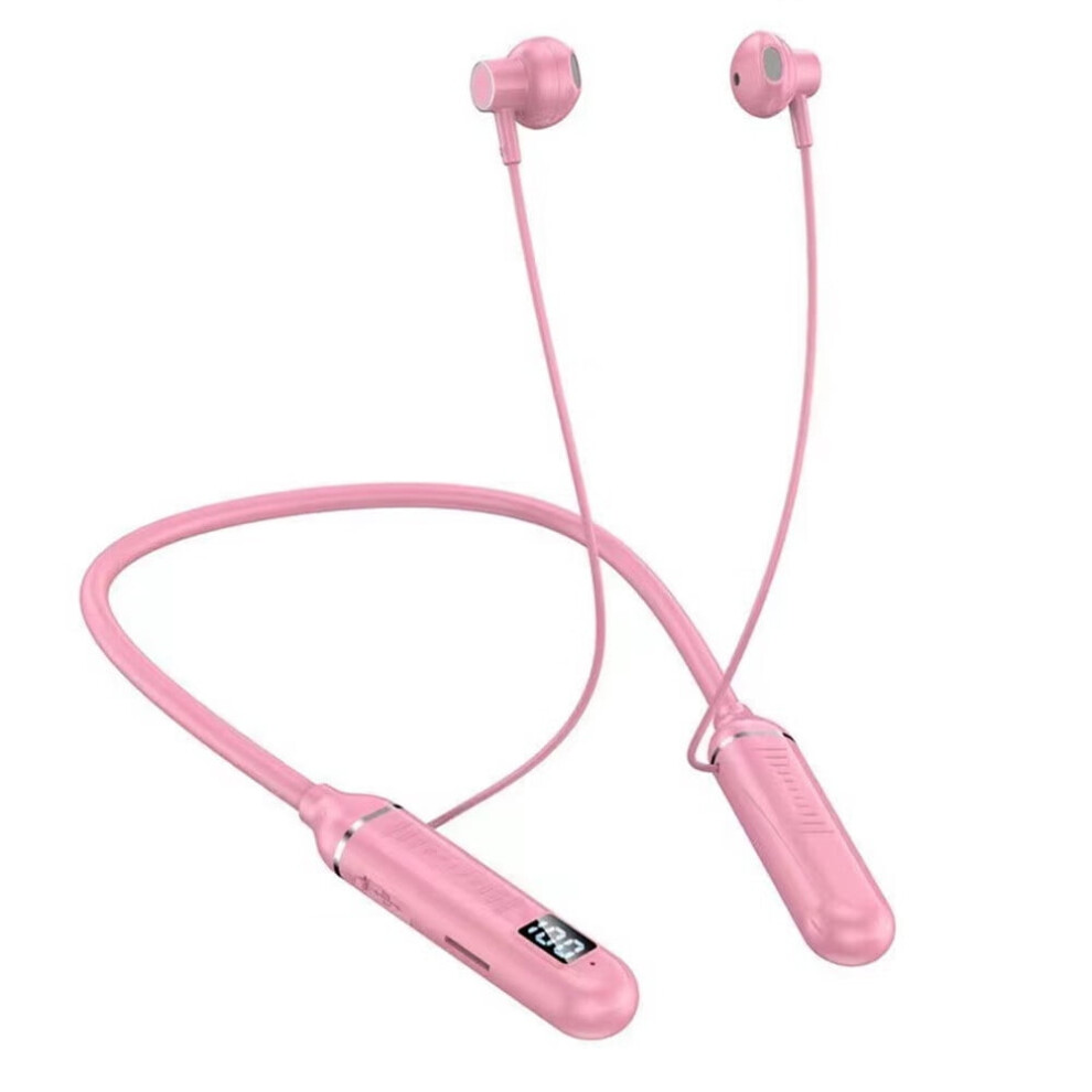 Neckband Bluetooth Headphones, 200H Playtime, Waterproof, Balanced Armature Drivers, Mic Â Compatible With Iphone & Android Pink 9193271210566