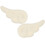 Αξεσουάρ Μαλλιών Topbathy Kawaii Angel Wings Λούτρινα Λευκά 1 Ζεύγος Διακόσμηση Μαλλιών για 1