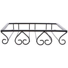 Porte-verres à vin autoportant, support en forme d'arbre, organisateur de rangement noir pour cuisine et bar.