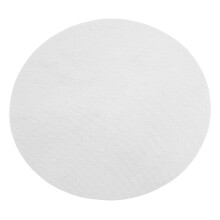 7 stuks PVC wigvormige placemats, antislip, voor keuken en eettafel, wit