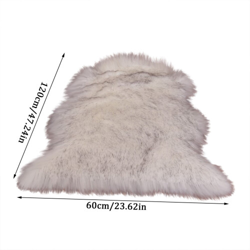 Xoxingysm Plush Area Rug Solid Color 50x80cm 2