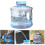 Brocca d'acqua portatile da 2 galloni con rubinetto, in plastica PC trasparente. 4
