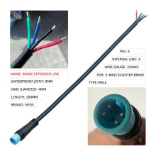 E-Bike Display Connector Cable 2-6 Pin Waterproof Bafang