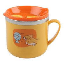 Leak Proof Stainless Steel Milk Cup For Kids 250Ml Capacity With Scale