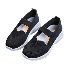 Kids Sock Shoes Boys Girls Sneakers Athletic Fitness Tennis Walking School Shoes for Toddler Black 6-7 Years