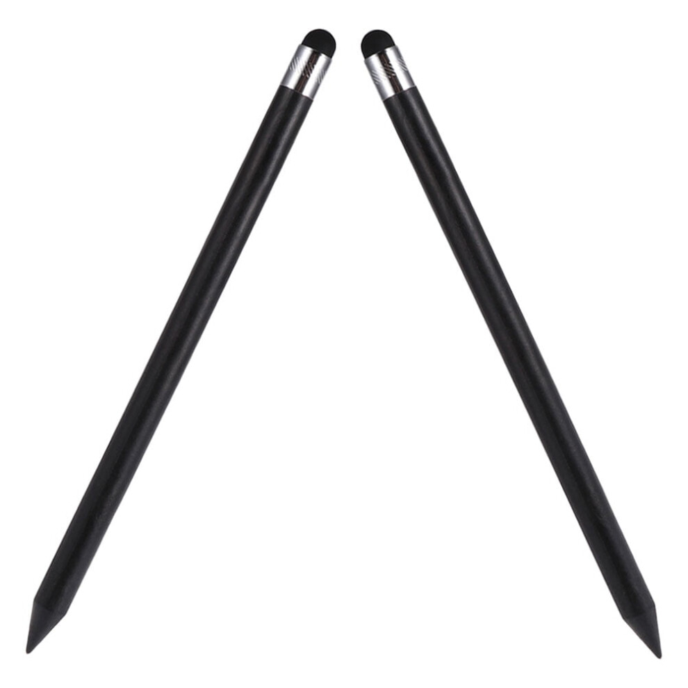 2 Pcs Tablet Precision Pen Universal Stylus For Touchscreen Black 9193271213505