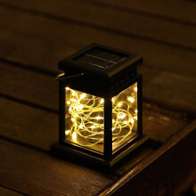 Luminárias solares decorativas para casa, para exteriores; novas lanternas solares para jardim; luminárias portáteis pequenas para pendurar;