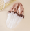 Premium Double-Layer Waterproof Shower Cap – Elegant Bow Design, Rose Gold 4