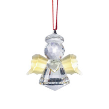 Crystal Angel of Love Glass Ornament Yellow 1 Piece