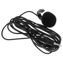 Portable Wired Microphone for Instrument Pickup with High Fidelity Sound Black