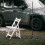HEMOTON Portable Lamp Holder Bracket Pole Camping Torch Hanging Black 8