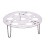 Stainless Steel Adjustable Steaming Rack, Height Customizable Egg and Vegetable Cooker, Round Serving Tray, Multi-Level Kitchen Essential 1