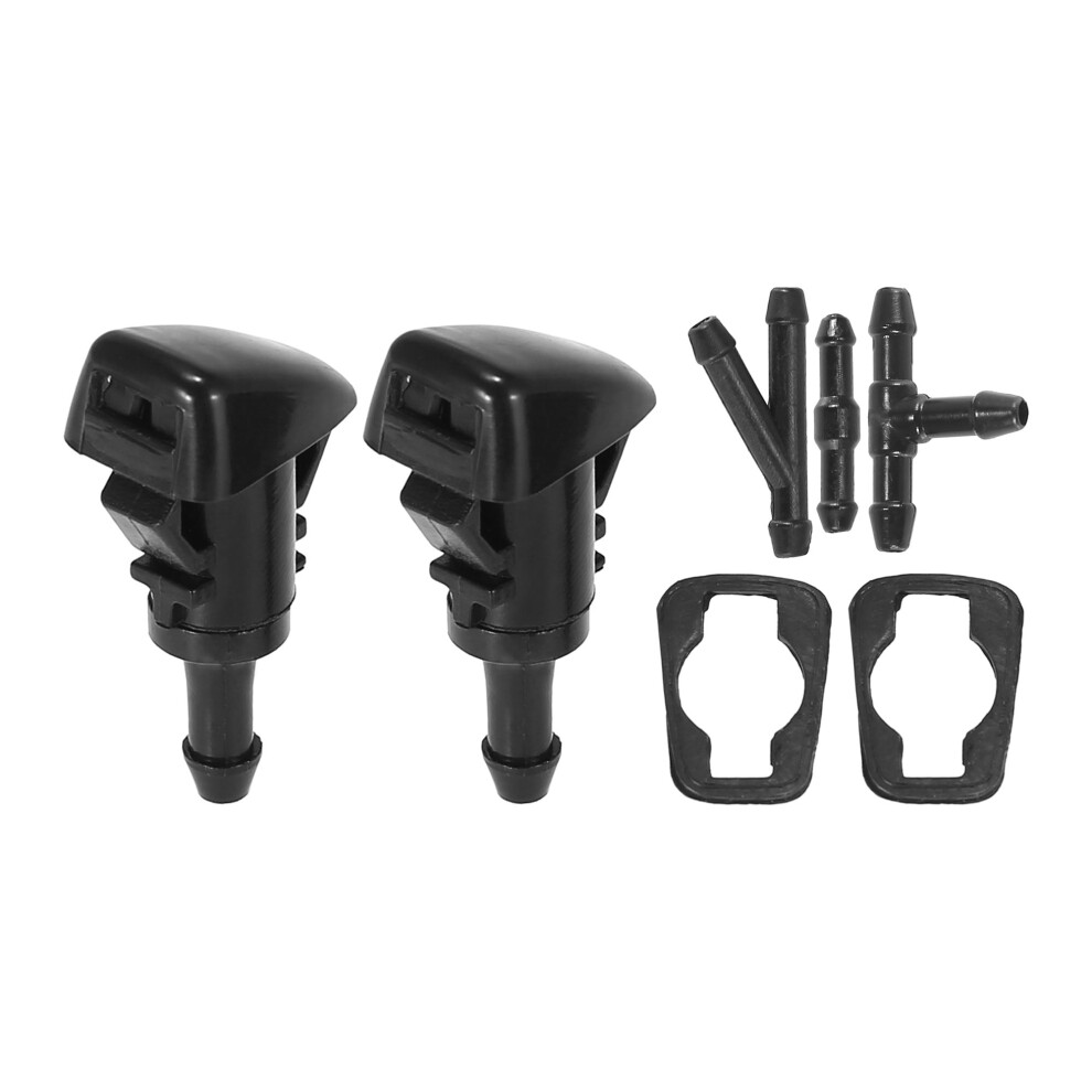 Windshield Washer Nozzle Kit 4805742Ab For Dodge Grand Caravan 2008-2020 With 3 Adapter 1 Set 9327961856189