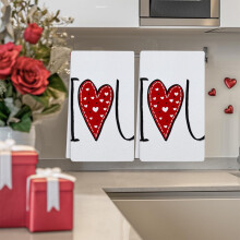 Polyester Kitchen Towel Multicolor 23.6 x 15.8 in