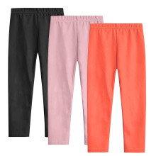 3 részes kisgyermek lány leggings nadrág teljes hosszúságú pamut alap leggings rugalmas puha leggings harisnyanadrág narancssárga 11-12 éves