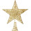 Christmas Tree Star Topper Red Glitter 10 Inches 8