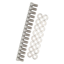 16PCS 3/8x3/4in Polished Head Bolts Kit SBF 260