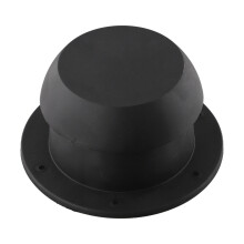 RV Roof Ventilation Cap Mushroom Head Exhaust Fan Vent Air for Motorhome Camper Trailer White/Black black