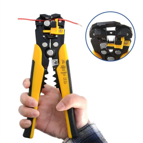 Multifunctional Wire Stripping Pliers 5-in-1 Adjustable Wire Stripper Tool With Cutting Crimping For Efficient Electrical Work 1