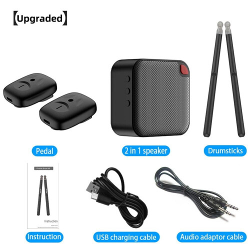 Air Drumsticks with Speaker Virtual Drum Set 1 Pair 1