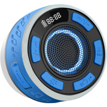 IPX7 Waterproof Shower Speaker with RGB Light, LED Display & 360 Sound – Bluetooth Speaker for Bathroom, Pool, Beach & Outdoor