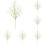 Artificial Easter Floral Stems 6 Pack 1