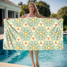 Beach Towel Microfiber Double-Sided Velvet 30x60 in