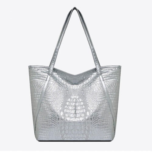 Borsa a tracolla da donna in morbida pelle, capiente e alla moda, casual e semplice. 1