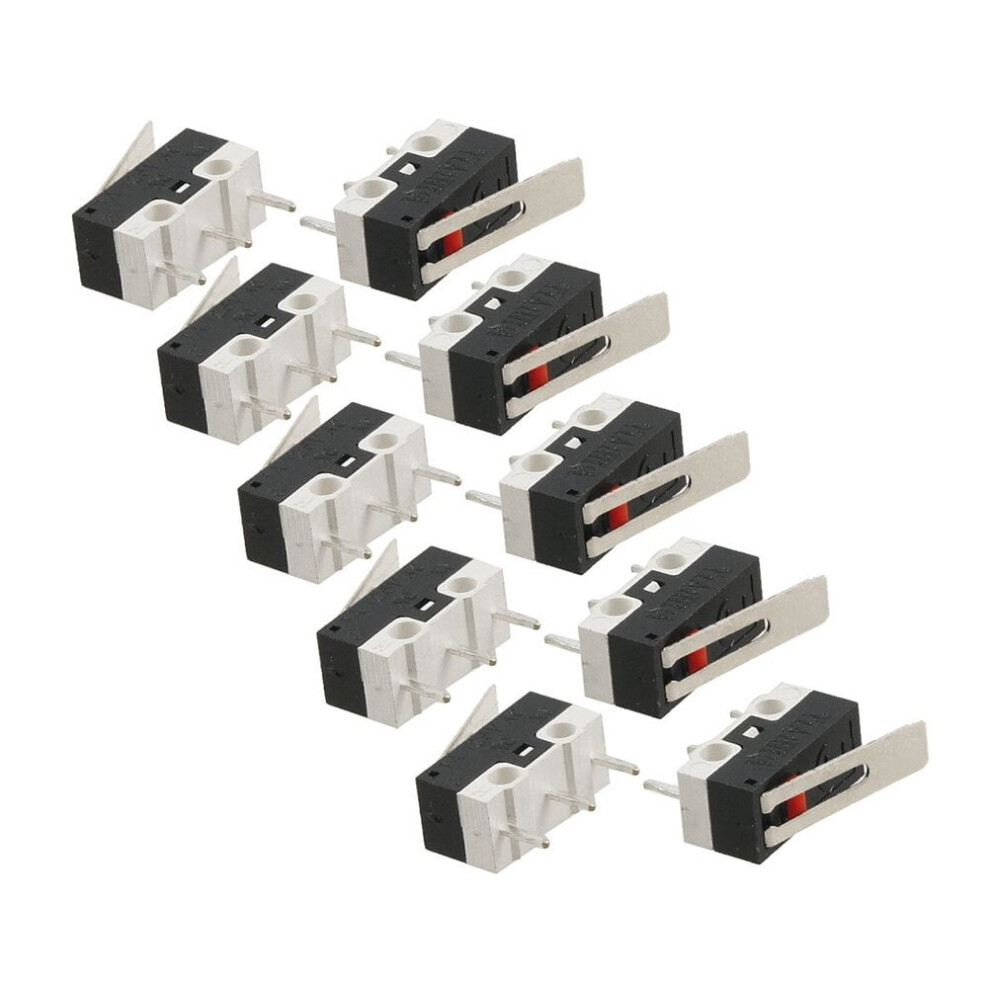 10Pcs Micro Switch Electrical Outlet Extender For Electronic Equipment Control 0.51X0.47x0.24in 9152228713451