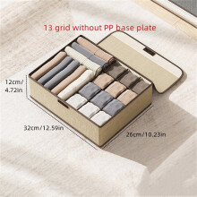 Underwear Storage Box With Lid Dustproof Socks Bra Drawer Clothes Storage Organizer Underwear Bag Household Wardrobe Box