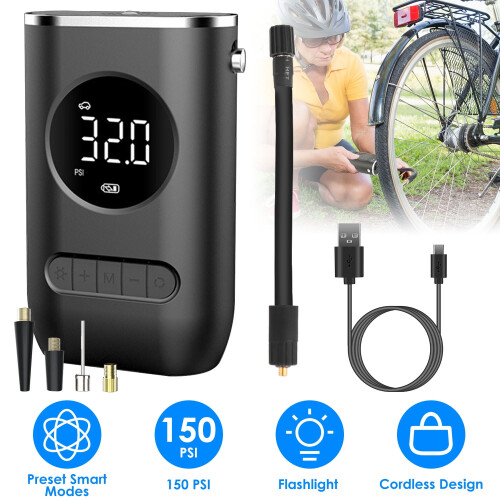 Portable Tire Inflator Air Compressor 150 PSI
