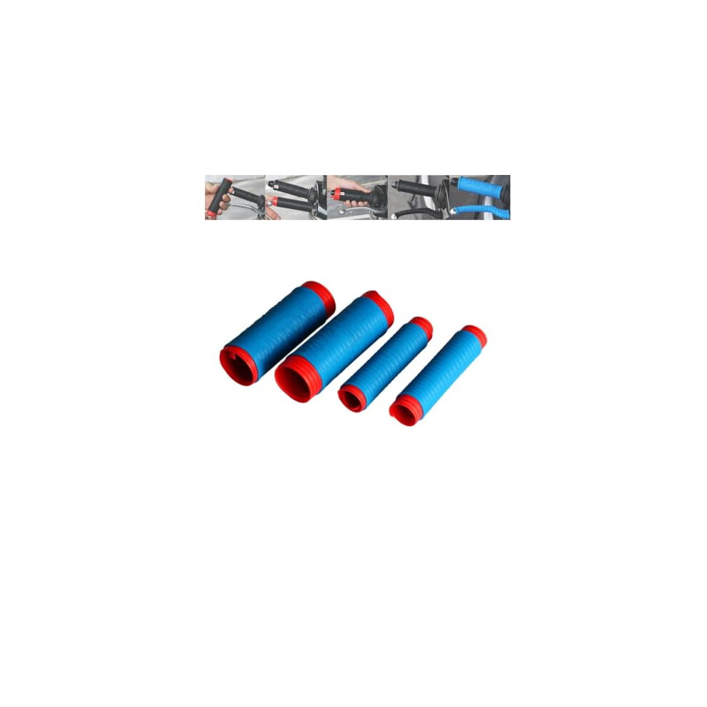 Universal Silicone Handlebar & Brake Lever Grip Covers,Non-Slip Wrap-Around Motorcycle Grips With Brake Lever Grip Wrap,Motorcycle Handlebar Tape 9152228715356