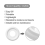 PU Ceiling Medallion White 10 Inch OD 4 Inch ID 2 Pack 4